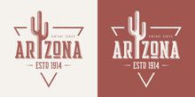 Arizona State Textured Vintage Vector T-shirt And Apparel Design