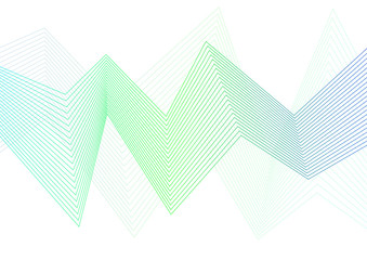 Wall Mural - Vector illustration. Light bright colors linear wavy lines for backdrop. Abstract background.