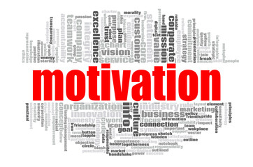 Motivation word cloud
