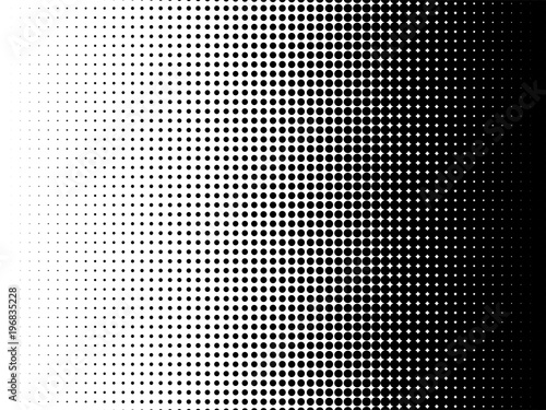 Fotomural Radial halftone pattern texture