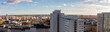 Berlin City Skyline Panorama mit Hochhäusern