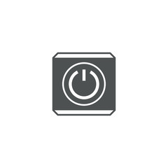 Canvas Print - power button icon. sign design