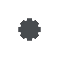 Poster - cogwheel icon. sign design