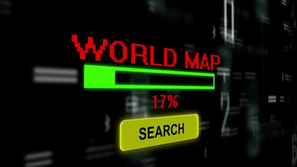 Searching for world map online