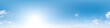 Leinwandbild Motiv 360 degree sky panorama clear blue sky with cloud