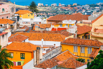 Wall Mural - skyline of La Orotava town, Tenerife Island, Spain