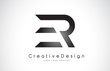 ER E R Letter Logo Design. Creative Icon Modern Letters Vector Logo.