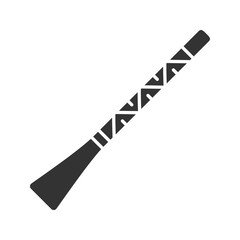 Wall Mural - Didgeridoo glyph icon