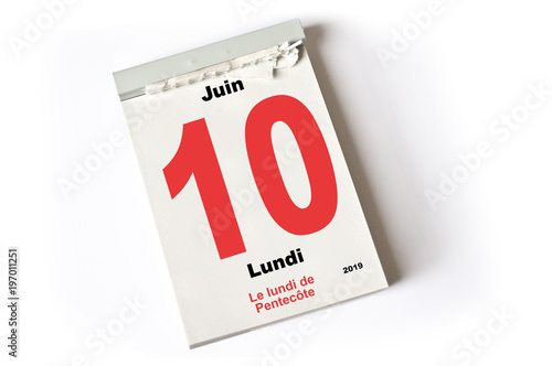 10 Juin 2019 Lundi De Pentecote Stock Photo Adobe Stock