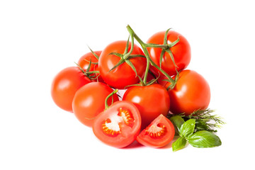 Canvas Print - Heap of tomatoes