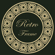 © Paykvector - Vintage round frame