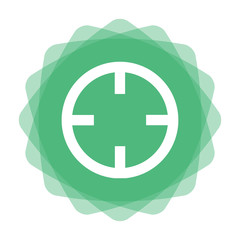 Poster - App Icon mint - Fadenkreuz