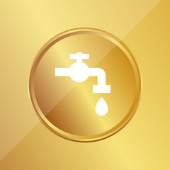 Sticker - Gold Medaille - Wasserhahn