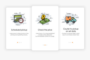 Wall Mural - Order process concept. How to order. Modern and simplified vector illustration.