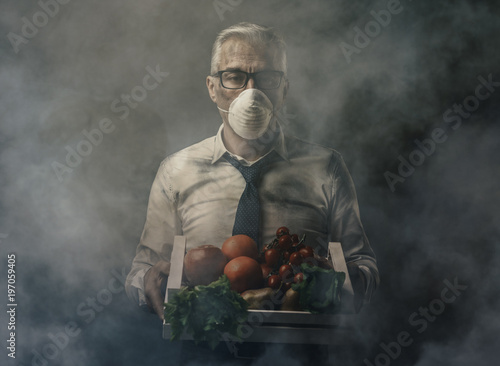 Fotomural Food pollution and contamination