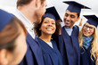 © Syda Productions - happy students or bachelors in mortar boards