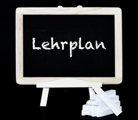 Wall Mural - Lehrplan