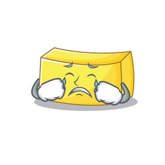 Sticker - Crying butter mascot cartoon style