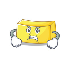 Sticker - Angry butter mascot cartoon style