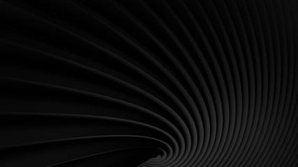 abstract illustration. luxurious black line background