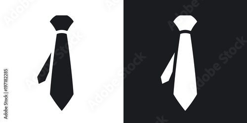 Stampa su Tela  Vector necktie icon