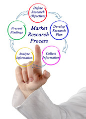 Wall Mural - Market Research Process