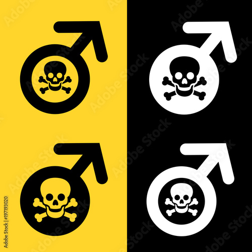 Cuadros en Lienzo Toxic masculinity / Death of manhood and male sex