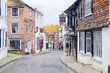 view at small street in Rye, Sussex , UK