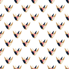 Wall Mural -  Geometric shapes seamless vector pattern.