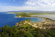 Westküste des Peloponnes mit Blick auf die Ochsenbauchbucht / Voidokilia und die Gialova-Lagune