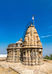 Sticker - Jain Mandir, a temple on Pavagadh Hill - Gujarat, India