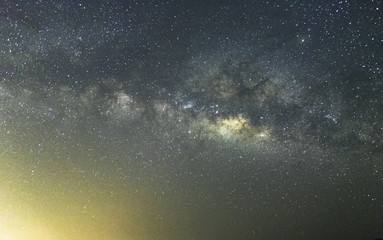 the beauty of the milky way in the universe is that many constellations and dust of stars.