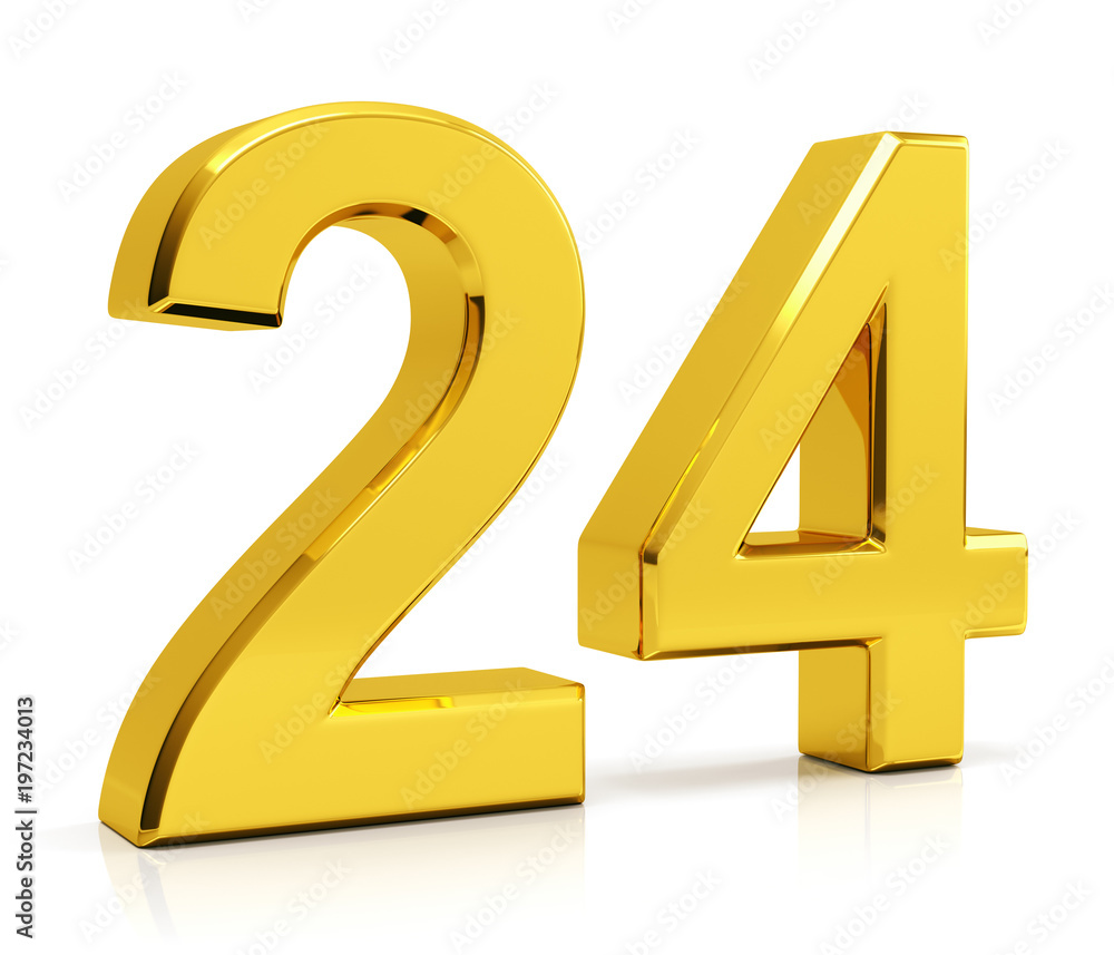 Number 24 Stock Illustration | Adobe Stock display picture 1