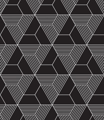 Vector abstract repeating classical background in black and whit