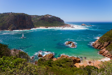 Amazing view of Featherbed, Knysna, Featherbed Nature Reserve, South Africa