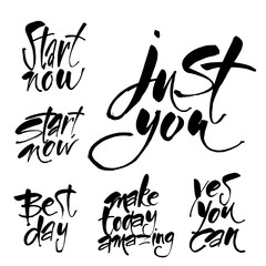 Wall Mural - Motivational lettering positive message