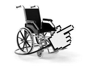 Poster - Wheelchair with internet cursor