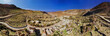 Composite high-resolution panorama of the Dana Village narby the Dana Reserve, a 1000-metre deep valley cut in the south-western mountainous region of the Kingdom of Jordan.