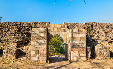 Canvas Print - Atak Gate of Pavagadh Fort - Gujarat State in India