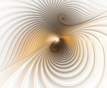 Abstract Fractal Spirals On A White Background