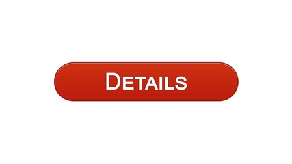 Wall Mural - Details web interface button wine red color, additional information, analysis