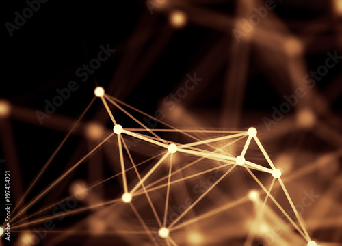abstract triangles background