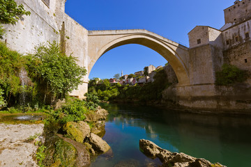 Wall Mural - Old Bridge in Mostar - Bosnia and Herzegovina