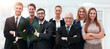 © ASDF - closeup portrait of a leading business team.