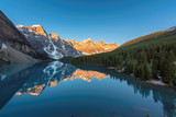 Fototapeta Natura - Moraine lake in Rocky Mountains, Banff National Park