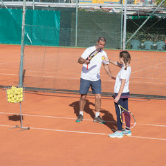 Wall Mural - tennis school outdoor