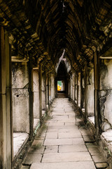 Naklejka na meble Amazing view of Angkor Wat is a temple complex in Cambodia and the largest religious monument in the world. Location: Siem Reap, Cambodia. Angkor Thom