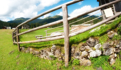 Wall Mural - Meadows of Val Visdende, Italy