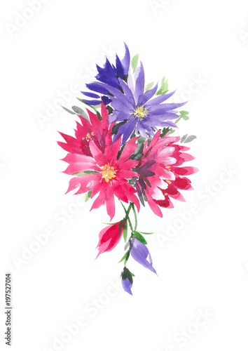 kwitnacy-aster-ozdobny-bukiet-z-rozem-i-bzem