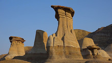 Drumheller Alberta Badlnds Hoodoos Sandstone Formations